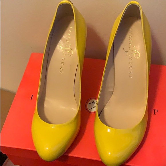 Ivanka yellow high heels - Picture 1 of 4